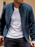 Suede Solid Color Men's Zipper Jacket Casual Retro Long Sleeve Cardigan Coat