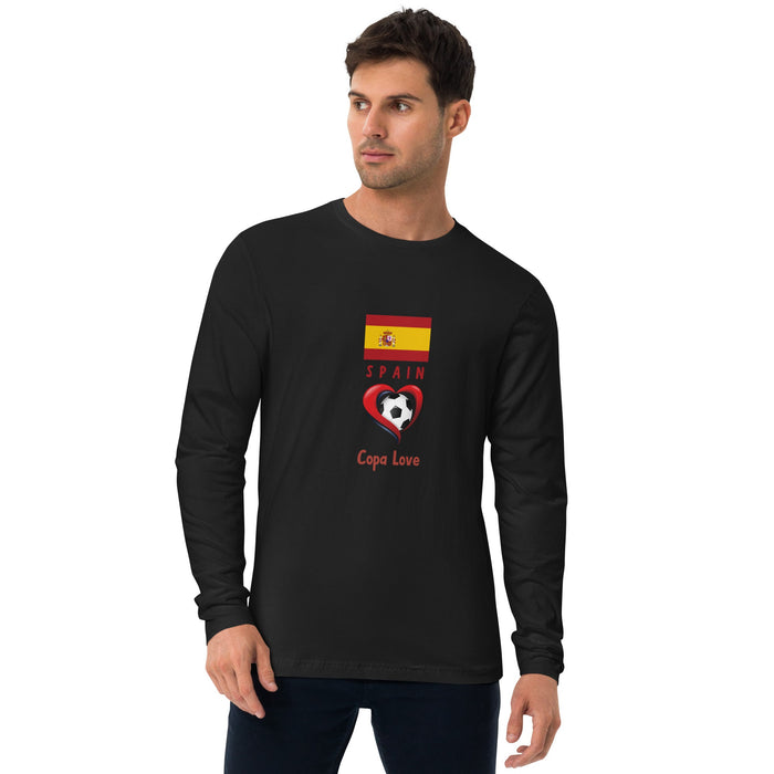 SPAIN - Copa Love Premium Long Sleeve Fitted Crew