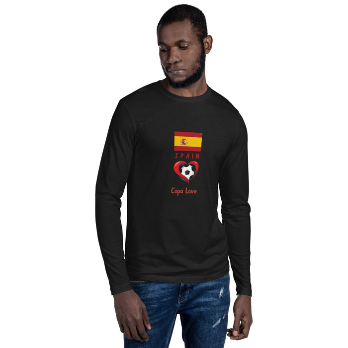 SPAIN - Copa Love Premium Long Sleeve Fitted Crew