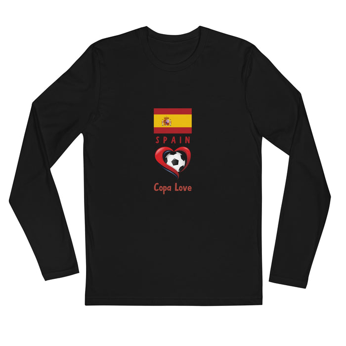 SPAIN - Copa Love Premium Long Sleeve Fitted Crew