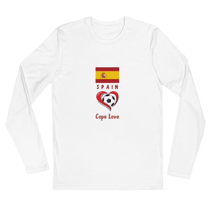 SPAIN - Copa Love Premium Long Sleeve Fitted Crew