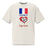 FRANCE - Copa Love unisex oversized faded t-shirt