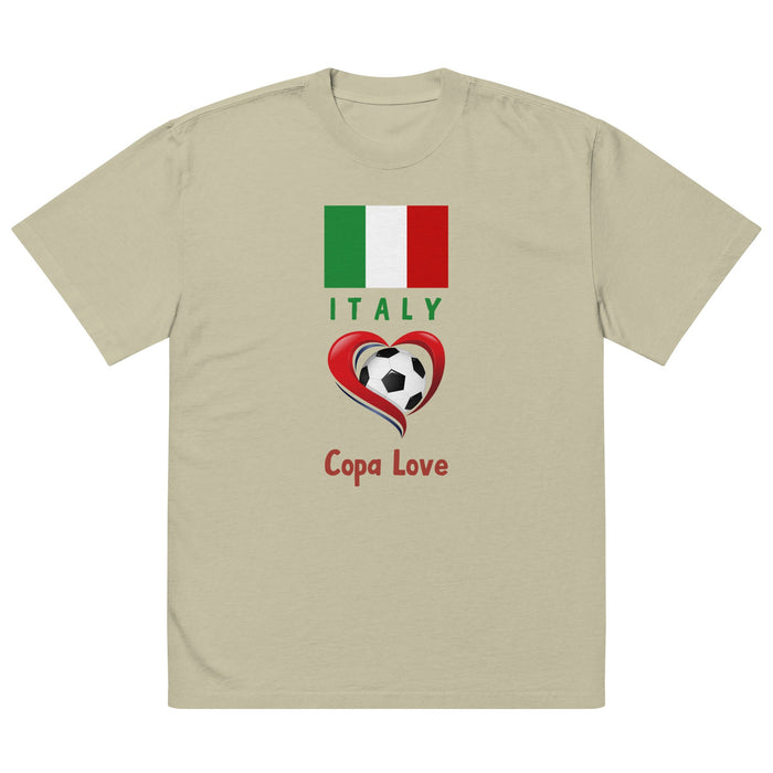 ITALY - Copa Love unisex oversized faded t-shirt