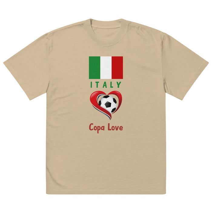 ITALY - Copa Love unisex oversized faded t-shirt