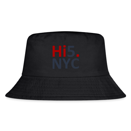 Hi5.nyc Kid's Bucket Hat - black
