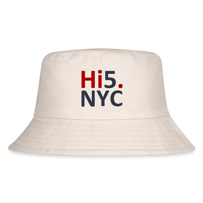 Hi5.nyc Kid's Bucket Hat - Natural