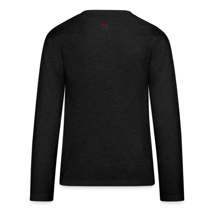 GET HYPED Kids' Premium Long Sleeve T-Shirt - charcoal grey