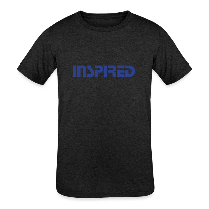 INSPIRED Kids' Tri-Blend T-Shirt - heather black