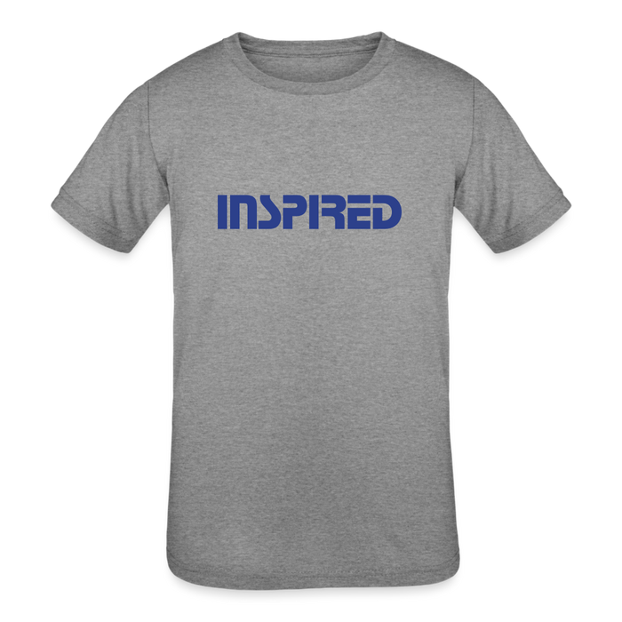 INSPIRED Kids' Tri-Blend T-Shirt - heather grey