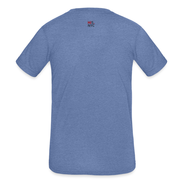 INSPIRED Kids' Tri-Blend T-Shirt - heather blue