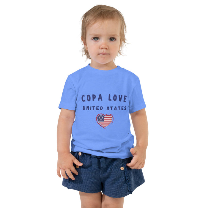 Unites States - Copa Love Toddler Short Sleeve Tee