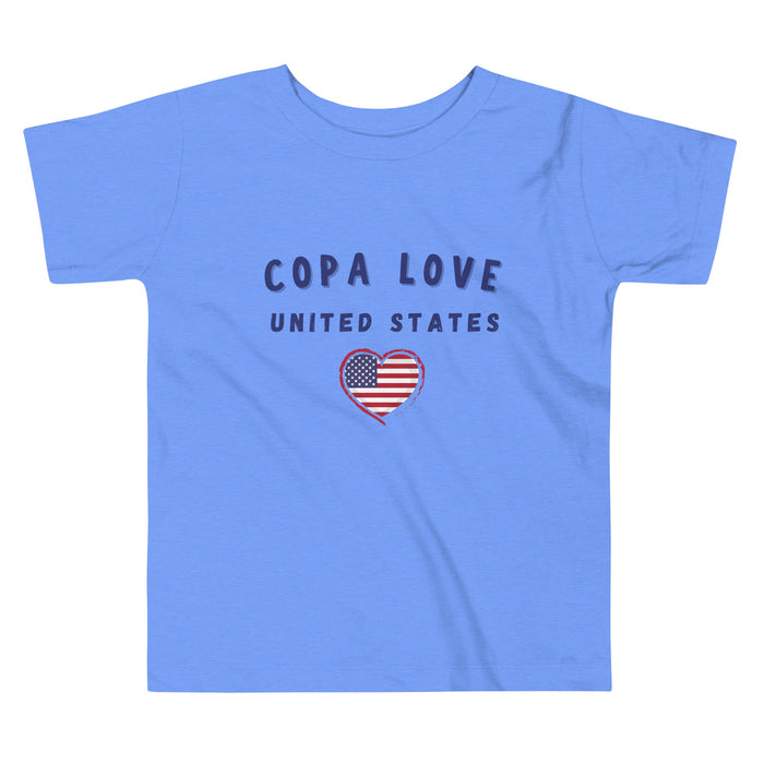 Unites States - Copa Love Toddler Short Sleeve Tee