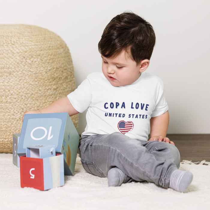 Unites States - Copa Love Toddler Short Sleeve Tee