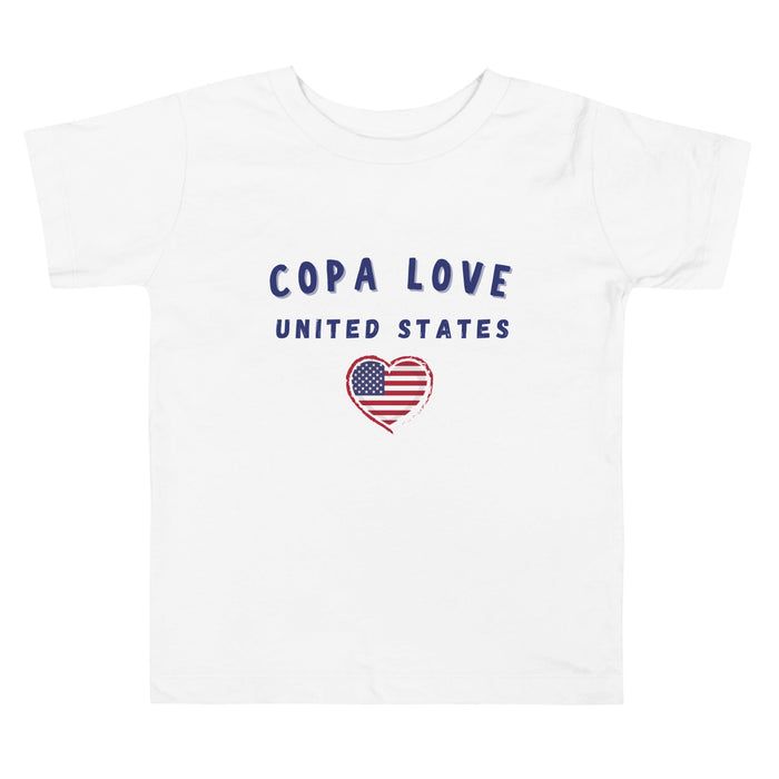 Unites States - Copa Love Toddler Short Sleeve Tee
