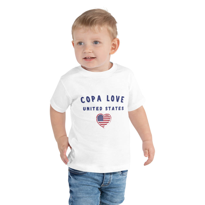 Unites States - Copa Love Toddler Short Sleeve Tee