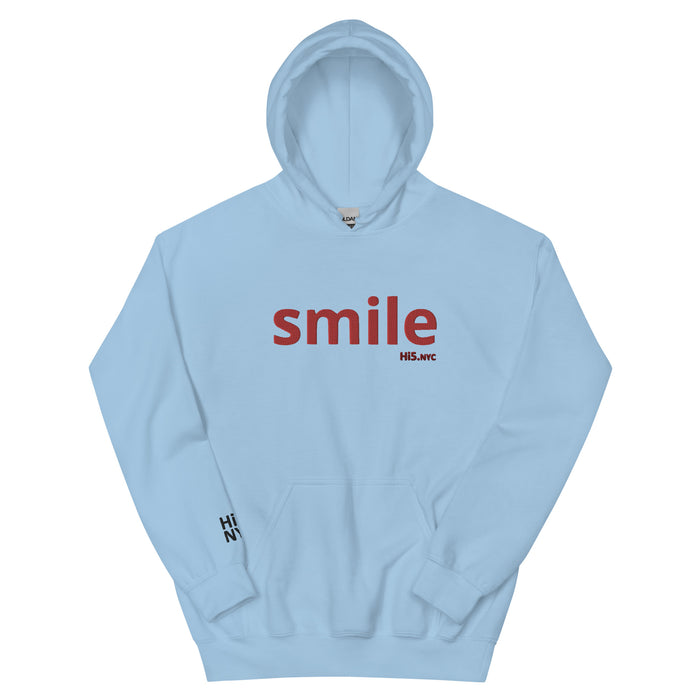 SMILE - Premium Embroidered hoodie by: hi5.nyc