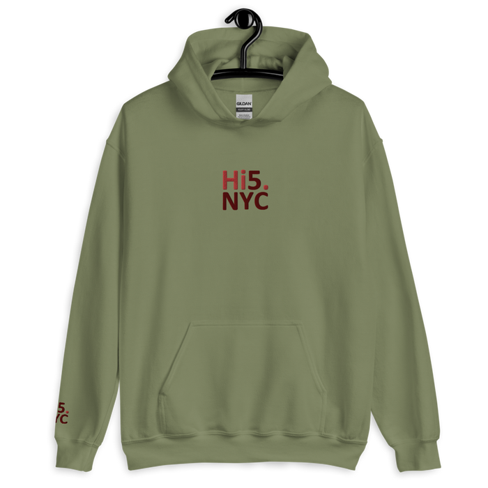 Hi5.nyc Embroidered Unisex Hoodie