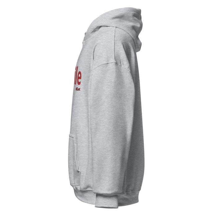 SMILE - Premium Embroidered hoodie by: hi5.nyc