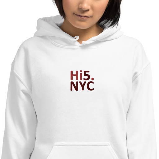 Hi5.nyc Embroidered Unisex Hoodie