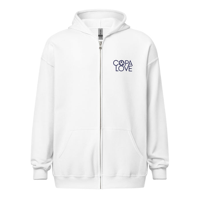 COPA LOVE Unisex Fleece Zip Hoodie – Everyday Comfort Meets Effortless Style