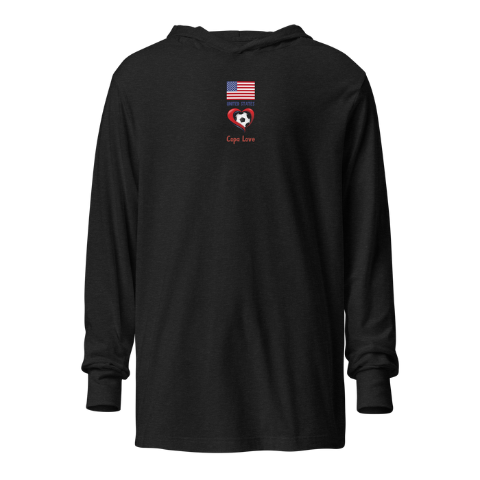 USA - Copa Love Hooded long-sleeve tee