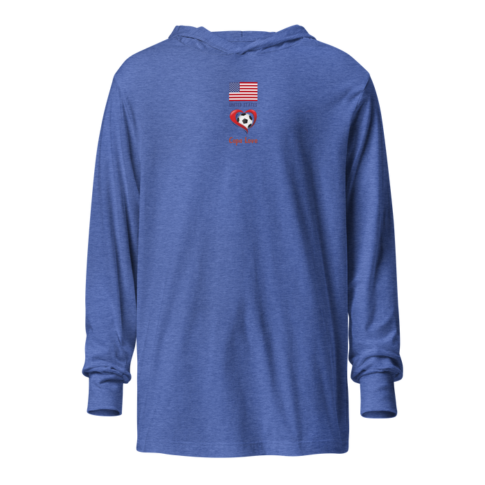 USA - Copa Love Hooded long-sleeve tee