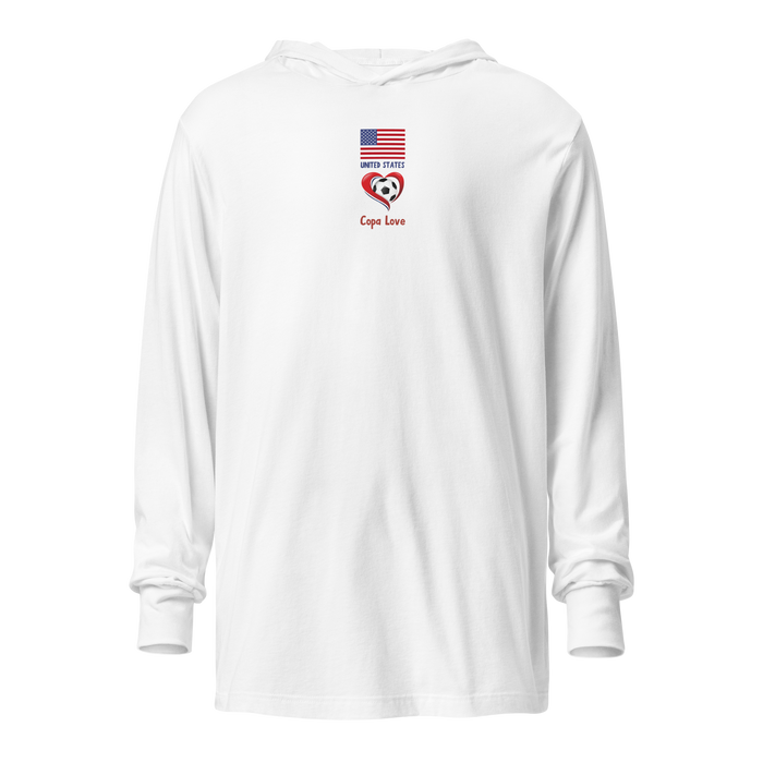 USA - Copa Love Hooded long-sleeve tee