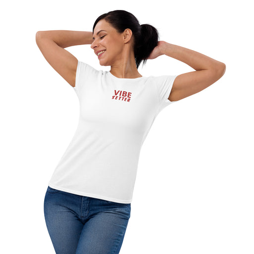 VIBE SETTER premium embroidered short sleeve shirt