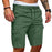 Casual Comfort Elevated: Men's Multi-Pocket Woven Cargo Shorts